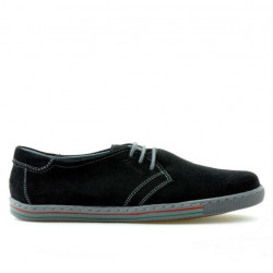 Damensportschuhe 623 schwarz Velours