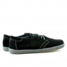 Damensportschuhe 623 schwarz Velours