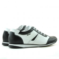 Damen-Sneaker 196 schwarz+weiß