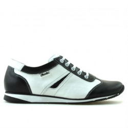 Damen-Sneaker 196 schwarz+weiß