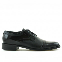Elegante Schuhe für Jugendliche 391 in kombinierter schwarzer Lackoptik