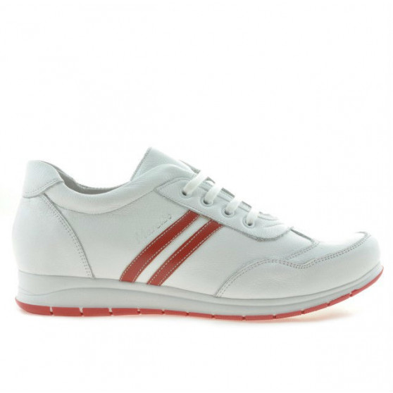 Damen-Sportschuhe 641 weiß+rot