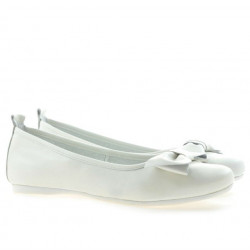 Damen Ballerinas 638 perlmuttweiß