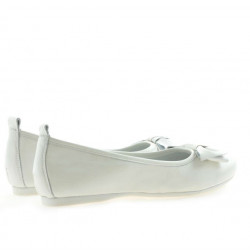 Damen Ballerinas 638 perlmuttweiß