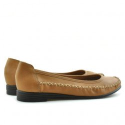 Damen Ballerinas 190 gewachstes Braun