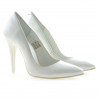 Elegante Damenschuhe 1241 Lack Weiß
