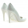 Elegante Damenschuhe 1241 Lack Weiß