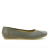 Damen-Ballerinas 183 Cappuccino kombiniert