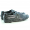 Herrensportschuhe 770 schwarz+grau
