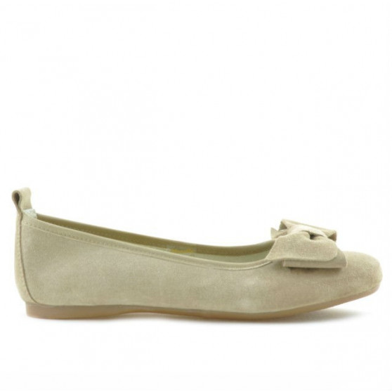 Damen-Ballerinas 638 Sand Velours Damen-Ballerinas 638 Sand Velours