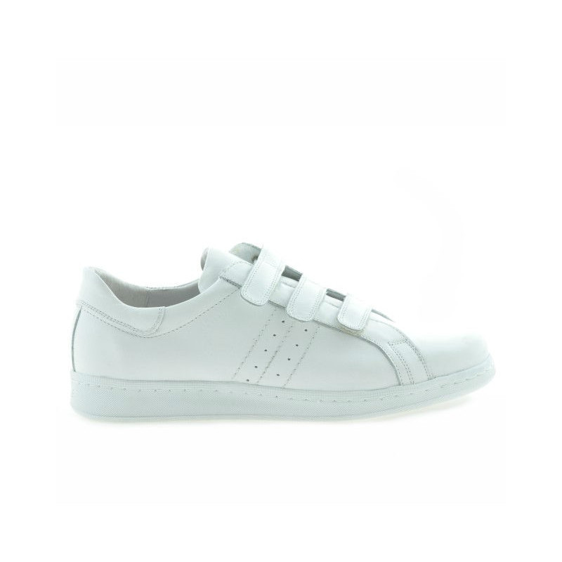 Jugendsportschuhe 369sc weiß Klettverschluss