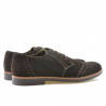 Casual / elegante Herrenschuhe 746 Kaffee Velours