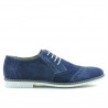 Casual / elegante Herrenschuhe 746 Indigo Veloursleder
