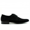 Elegante Herrenschuhe 786 schwarz Veloursleder