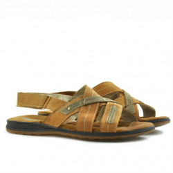 Jugendsandalen 328 gewachstes Braun