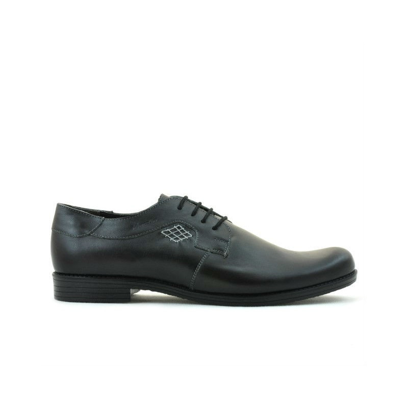 Herren Freizeitschuhe / elegante Schuhe (große Größen) 730m schwarz