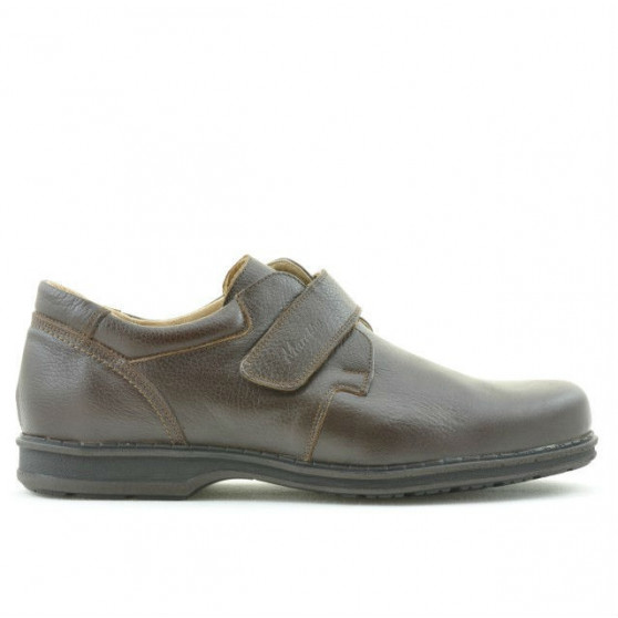 Lässige / elegante Herrenschuhe 854sc Braun Klettverschluss Lässige / elegante Herrenschuhe 854sc Braun Klettverschluss
