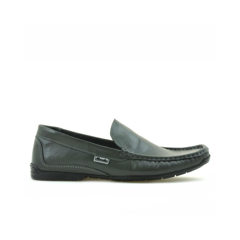 Herren Mokassins 813 grau