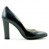 Elegante Damenschuhe 1214 Lack Indigo