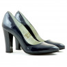Elegante Damenschuhe 1214 Lack Indigo
