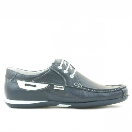 Herrenschuhe 718 indigo+weiß