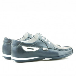 Herrenschuhe 718 indigo+weiß