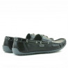 Herren-Mokassins 778 schwarz+grau