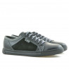 Herrensportschuhe 851 schwarz+grau