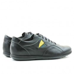 Herren-Sportschuhe 767 schwarz+grau