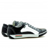 Herrensportschuhe 707 schwarz+weiß