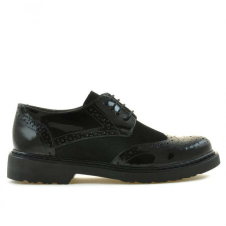Damenschuhe casual 663 in Kombination mit schwarzem Lack