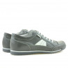 Herrensportschuhe 716 grau+weiß
