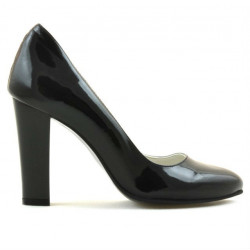 Elegante Damenschuhe 1214 Lack Schwarz