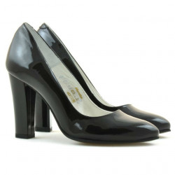 Elegante Damenschuhe 1214 Lack Schwarz