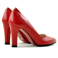 Elegante Damenschuhe 1243 rot Lackleder