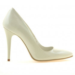 Elegante Damenschuhe 1241 Lack Beige01