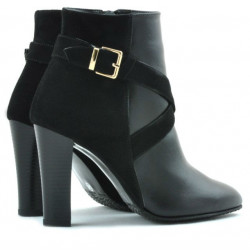 Damenstiefel 1161 schwarz kombiniert