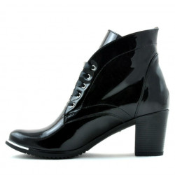 Damenstiefeletten 3299 Lack Schwarz