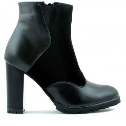 Damenstiefel 1162 schwarz kombiniert