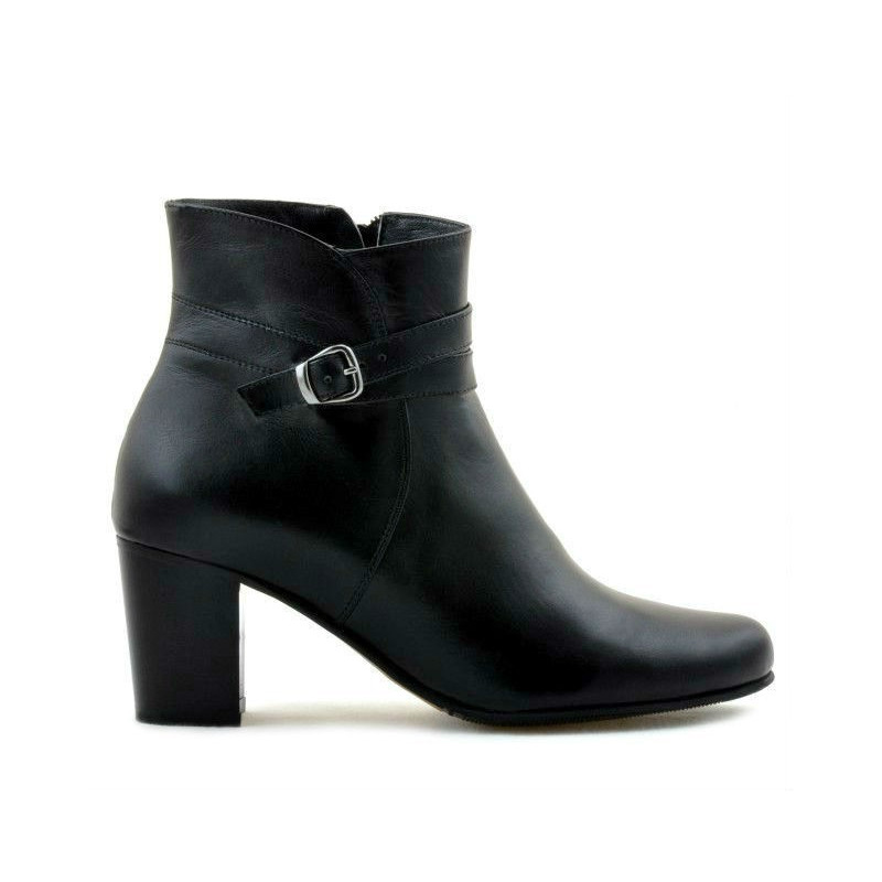 Damenstiefel 1160b schwarz Fell