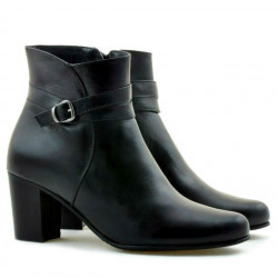 Damenstiefel 1160b schwarz Fell