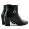 Damenstiefel 1160b schwarz Fell