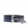 Herrengürtel 08b zweifarbig schwarz+braun