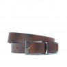 Herrengürtel 08b zweifarbig schwarz+braun