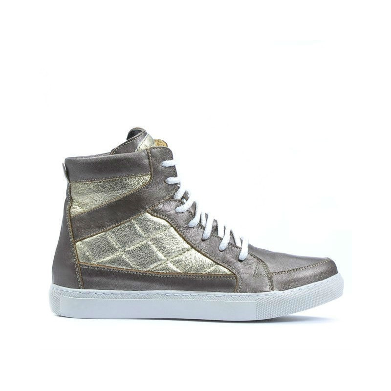 Damenschuhe 3305 kupfer kombiniert