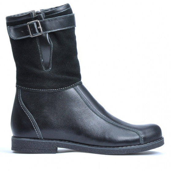 Damenstiefeletten 3249 schwarz kombiniert Damenstiefeletten 3249 schwarz kombiniert