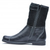Damenstiefeletten 3249 schwarz kombiniert