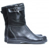 Damenstiefeletten 3249 schwarz kombiniert
