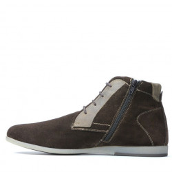 Herrenstiefel 474 Kaffee Velour
