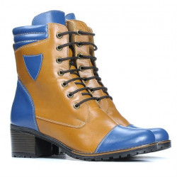 Damenstiefel 3279 Indigo+Braun
